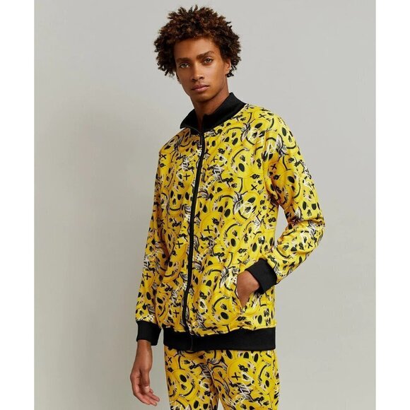 Reason Skelly Smile Allover Print Tracksuit Set Hoodie & Pants Mens X-Large - Picture 5 of 11